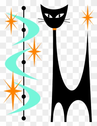 Atomic Cat Clipart