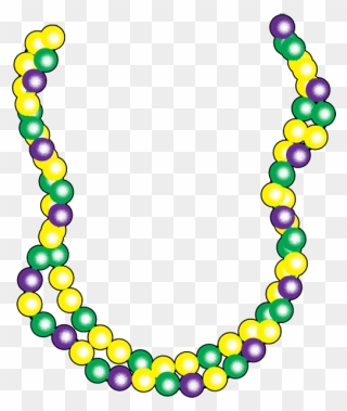 Mardi Gras Beads Clipart - Png Download