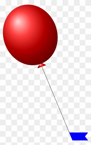 Balloon With Backward Flag Pointing Backward - Balloon Clipart