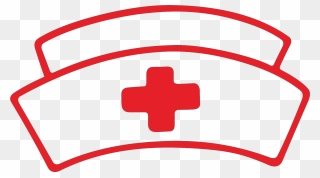 Nurses Cap Nursing Medicine - Transparent Background Nurse Hat Clipart - Png Download