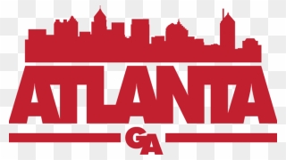 Simple Atlanta Skyline Clipart