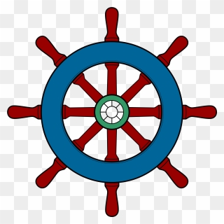 Wikivoyagesteering Wheel Ship - Ship Steering Wheel Clipart - Png Download