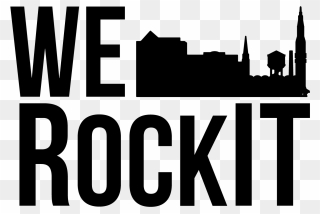 Mid 300 Werockit Logo Werockit2 Black No Date - Clip Art Of We Rock - Png Download
