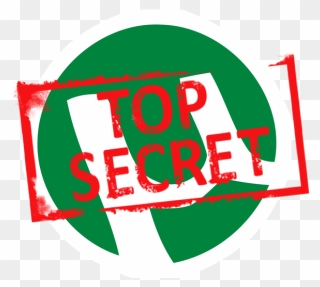 Mystery Clipart Top Secret - Emblem - Png Download