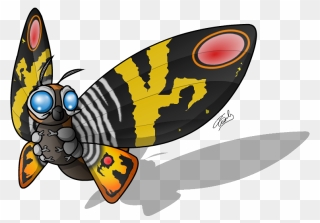 Picture - Mothra Clip Art - Png Download