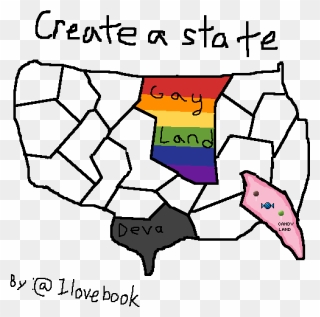 Make Your Own State Clipart