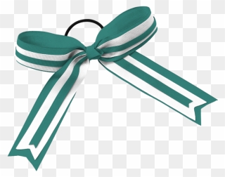 Teal Clipart Hair Bow - Ribbon - Png Download