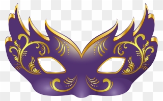 Transparent Disguise Clipart - Mardi Gras Mask Png