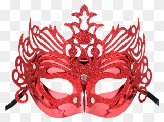 Red Masquerade Mask Png - Masquerade Mask Png Clipart