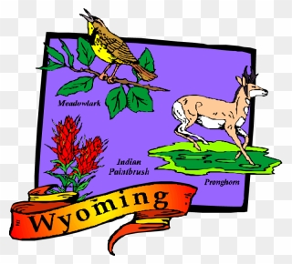 Disaster Clipart Family Needs - Wyoming Map Clipart - Png Download