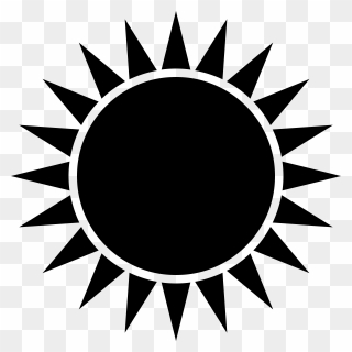 Black Sun Clipart Clip Art Royalty Free Stock Images - Black And White Sun Png Transparent Png