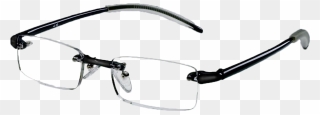 Picture Of Black Reading Glasses - Reading Glass Png Clipart