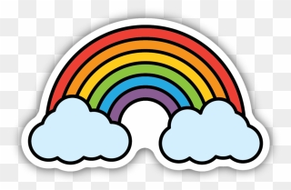 Rainbow Sticker Clipart