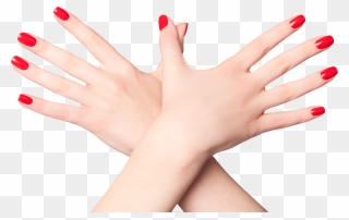 Transparent Fingernail Clipart - Hand Nails Png