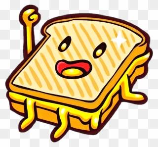 #grilledcheese @haelilulu #sccheesesticker #cheesesticker - Cartoon Grilled Cheese And Tomato Soup Clipart