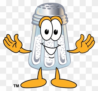 Salt Shaker With Face Clipart