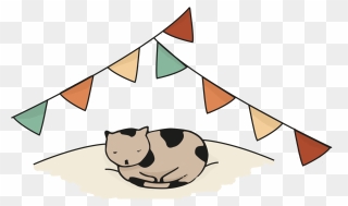 Cat Yawns Clipart