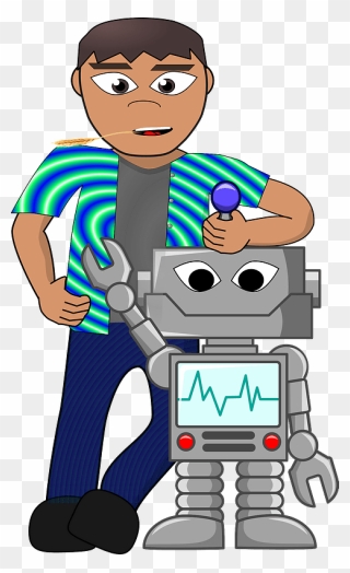 Villager M2 Future Clipart - Cartoon Robot - Png Download