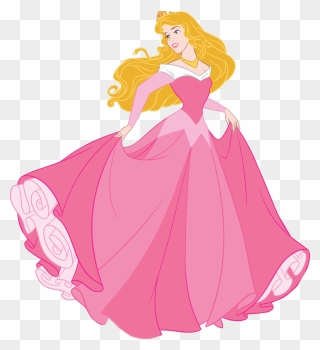 Beauty And The Beast Cinderella Sleeping Beauty Png - Cartoon Sleeping Beauty Dress Clipart