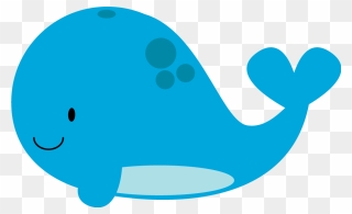 Transparent Pool Float Clipart - Cute Blue Whale Drawing - Png Download
