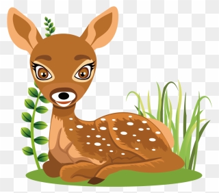 Deer Animals Clip Art - Animals - Png Download