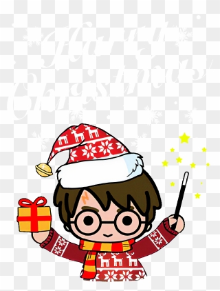 Merry Christmas Harry Potter Harry Christmas Shirt - Harry Potter Clip Art Christmas - Png Download