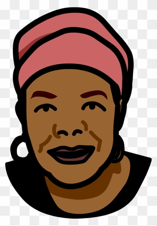 Maya Angelou Clipart - Draw Maya Angelou Easy - Png Download