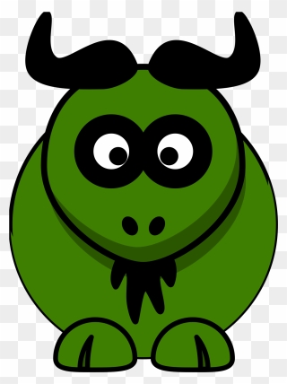 Cartoon Gnu Clipart