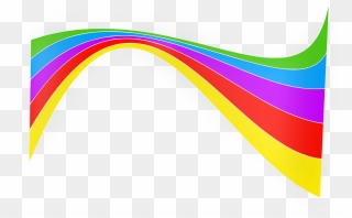 Rainbow Png Free Download - Ribbon Colors Clip Art Transparent Png