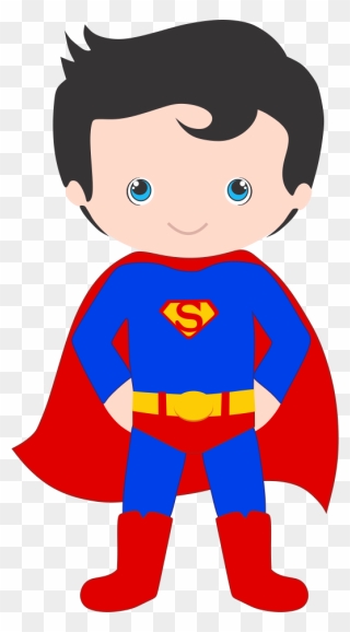 Imagem Super Heroes Baby - Superman Kid Clipart - Png Download