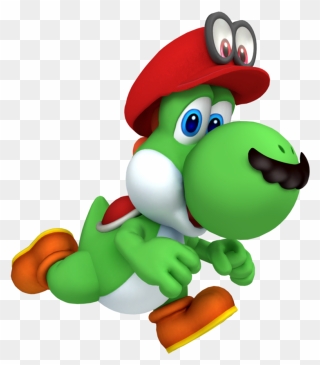 Mario Clipart Yoshi - Super Mario Odyssey Yoshi - Png Download