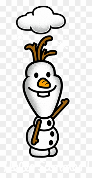Cute Olaf Cartoon Clipart