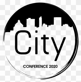 City Conference 2020 Logo Black - Circle Clipart