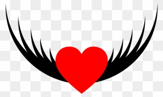Flying Heart Simple - Flying Heart Png Clipart