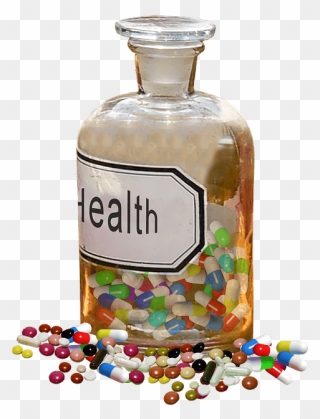 Drug Pills Health Medicine Clip Arts - Medicin Bottle Png Transparent Png