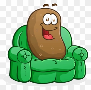 Couch Potato Cartoon Clipart