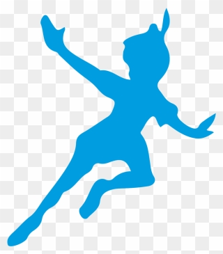 Peter Pan Tinkerbell Silhouette Clipart