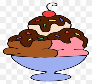 Ice Cream Sundae Clipart - Png Download