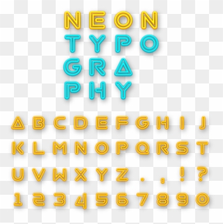 #letras #neon Letras Néon #alfabet #alfabeto #font Clipart