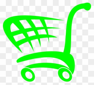 Shopping Cart Logo Green Clipart