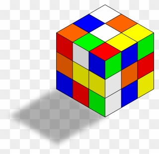Pencil Rubix Cube Drawing Clipart