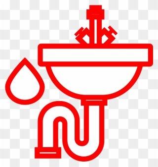 Leaking Pipes Icon - Illustration Clipart