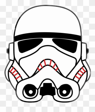 #stormtrooper - Stormtrooper Drawing Step By Step Clipart