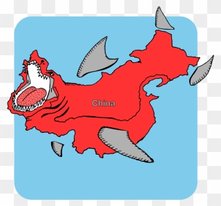 Transparent Shark Fin Clipart - Cartoon Shark Fin Soup - Png Download