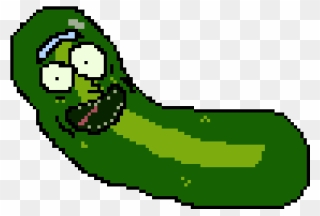 Pickles Clipart Miscellaneous Food - Rick And Morty Pixel Art - Png Download