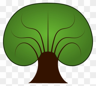 Plant,grass,leaf - Thick Tree Clipart - Png Download