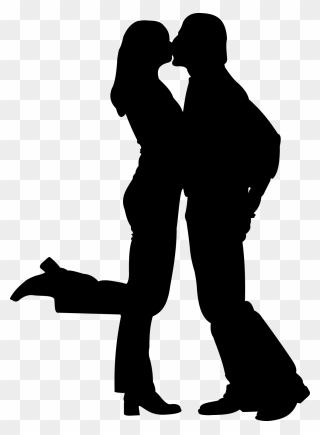 Silhouette Clip Art - Dancing Couple Silhouette Png Transparent Png