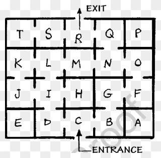 Drawing Mazes College - Maze Exit Drawing Clipart