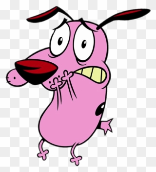 Cartoon Courage The Cowardly Dog Drawing Clipart
