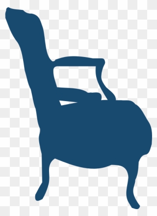 Low Armchair Silhouette Vector Image - Armchair Silhouette Clipart